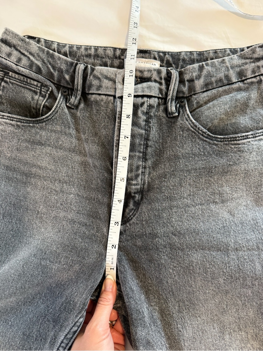 Good American | Good Icon Lace-Up Jeans, size 4 - Picture 10 of 11